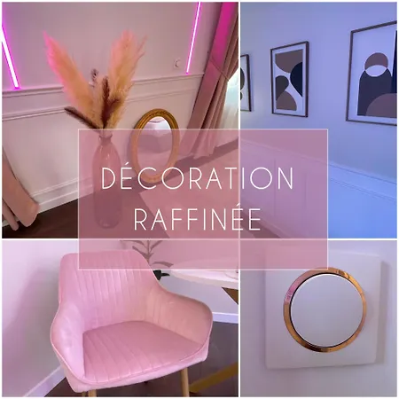 Апартаменты Cocon Diamant - Nuit Romantique - Jacuzzi Et Sauna Privatifs-hyper-centre