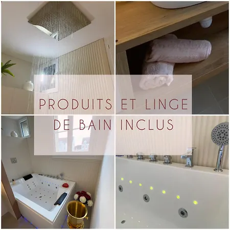 Cocon Diamant - Nuit Romantique - Jacuzzi Et Sauna Privatifs-hyper-centre Апартаменты Компьень