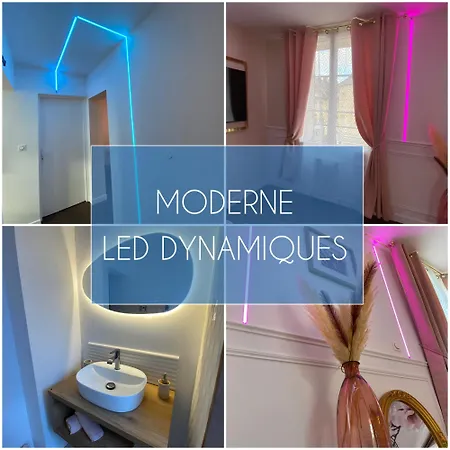 Apartment Cocon Diamant - Nuit Romantique - Jacuzzi Et Sauna - Hyper-centre Compiegne