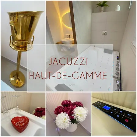 Appartement Cocon Diamant Nuit Romantique - Jacuzzi Privatifs-hyper-centre