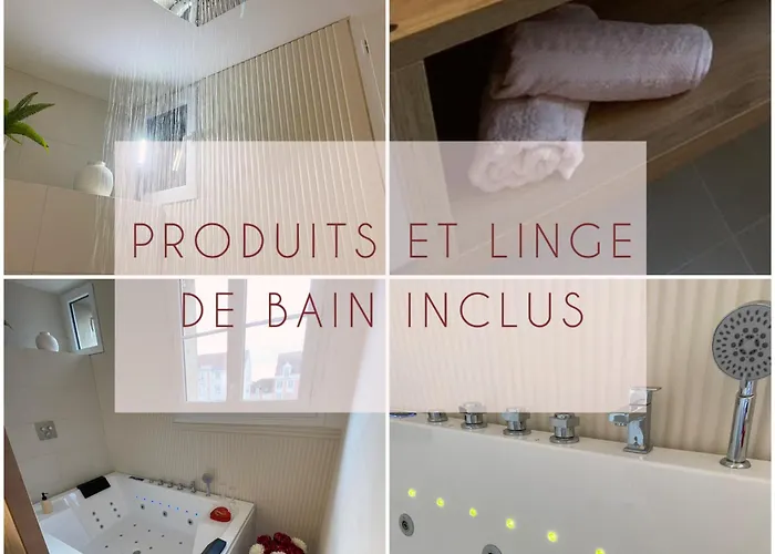 Cocon Diamant Nuit Romantique - Jacuzzi Privatifs-hyper-centre Appartement Compiègne