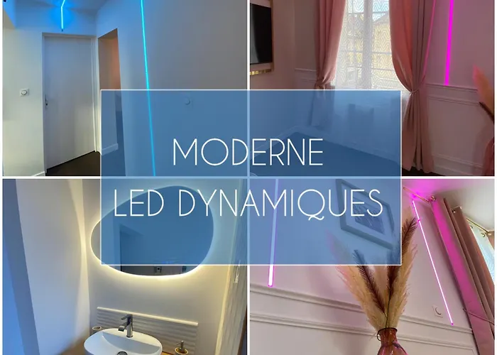 Appartement Cocon Diamant Nuit Romantique - Jacuzzi Privatifs-hyper-centre Compiègne