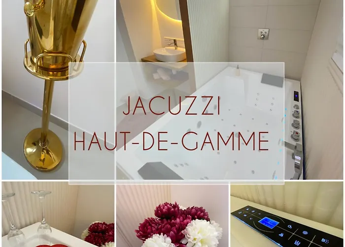 Appartement Cocon Diamant Nuit Romantique - Jacuzzi Privatifs-hyper-centre