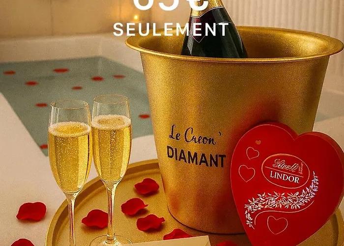 Cocon Diamant Nuit Romantique - Jacuzzi Privatifs-hyper-centre Appartement Compiègne